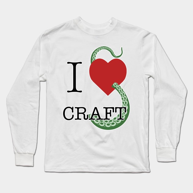 I Lovecraft Long Sleeve T-Shirt by SquareDog